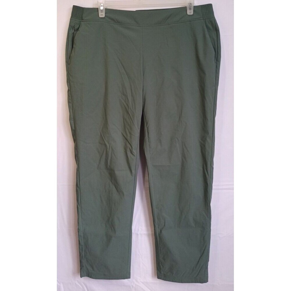 ZeroXposur Womens Stretch Micro Fleece Lined Pull-on Pant Sageleaf Size XX-Large